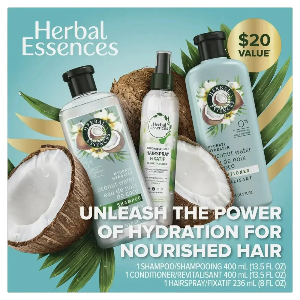 Herbal Essences infused coconut